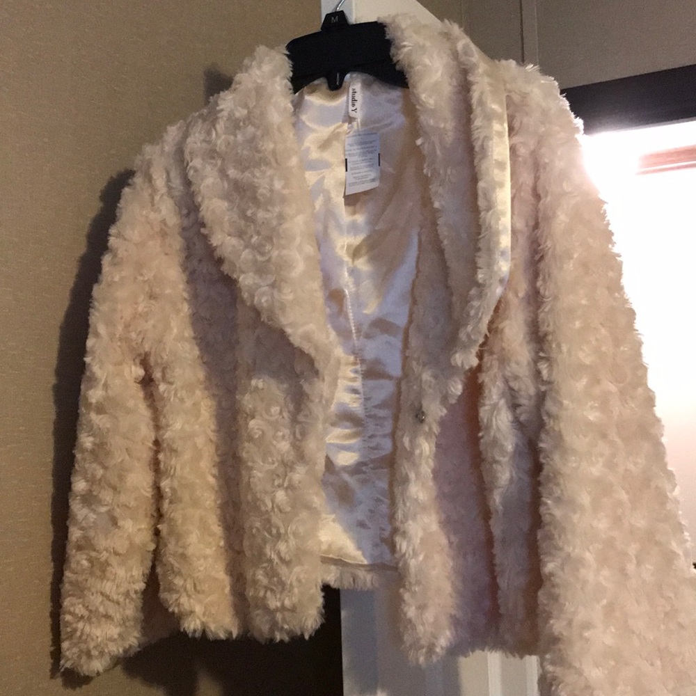 Fur dress cover up